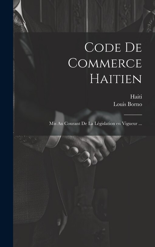 Front cover_Code de commerce haitien