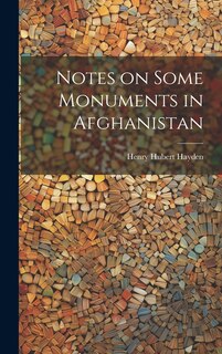 Couverture_Notes on Some Monuments in Afghanistan