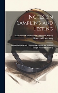 Front cover_Notes on Sampling and Testing