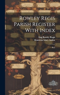 Front cover_Rowley Regis Parish Register With Index