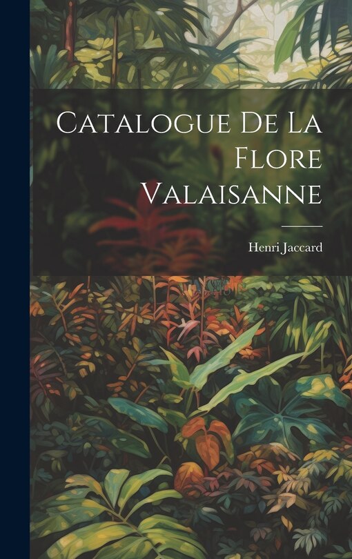 Front cover_Catalogue de la flore valaisanne