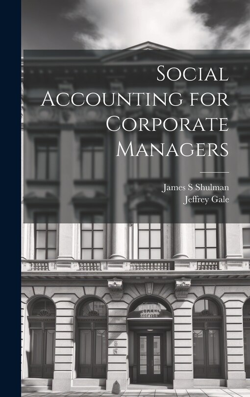 Front cover_Social Accounting for Corporate Managers