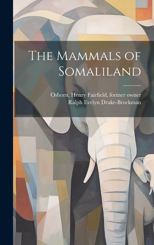 Front cover_The Mammals of Somaliland
