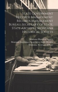 Front cover_State Government Records Management