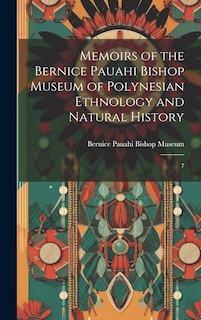 Front cover_Memoirs of the Bernice Pauahi Bishop Museum of Polynesian Ethnology and Natural History
