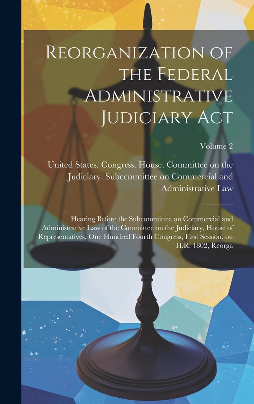 Couverture_Reorganization of the Federal Administrative Judiciary Act