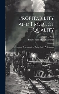 Front cover_Profitability and Product Quality
