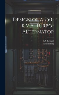 Front cover_Design of a 750-K.V.A. Turbo-alternator