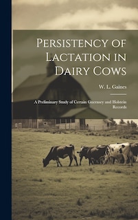 Couverture_Persistency of Lactation in Dairy Cows