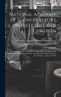 Front cover_National Academy of Sciences Report on Pesticides and Children