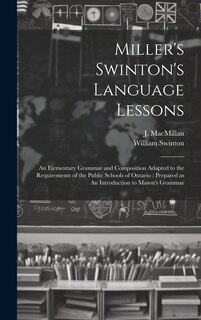 Front cover_Miller's Swinton's Language Lessons