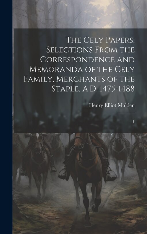 Front cover_The Cely Papers