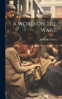 Front cover_A Word on the Wane