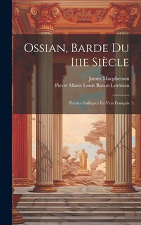 Couverture_Ossian, Barde Du Iiie Siècle