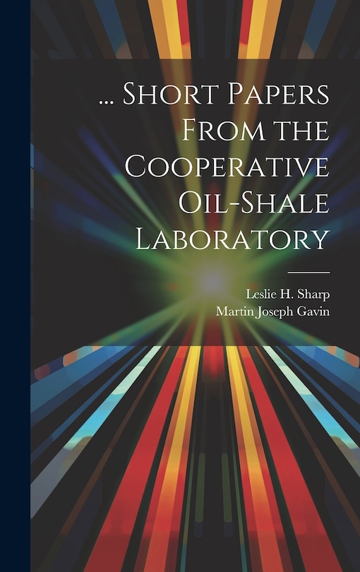 Couverture_... Short Papers From the Cooperative Oil-Shale Laboratory