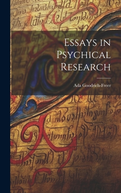 Couverture_Essays in Psychical Research