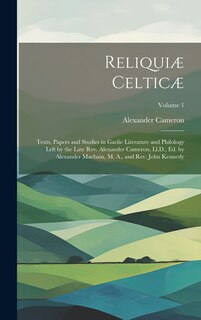 Front cover_Reliquiæ Celticæ