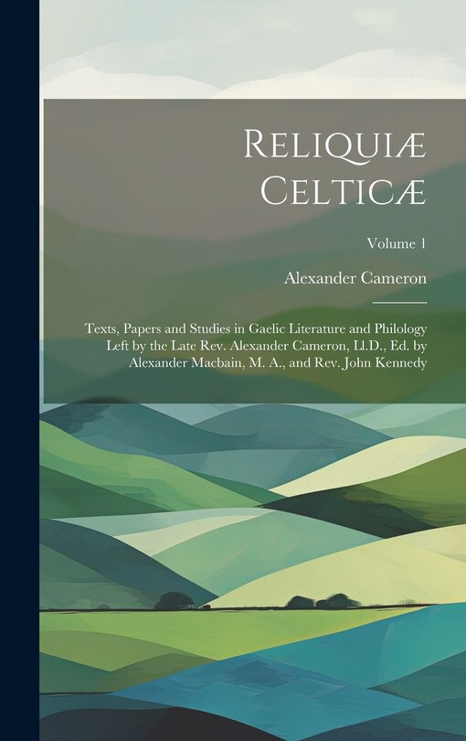 Front cover_Reliquiæ Celticæ