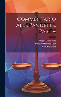 Front cover_Commentario Alle Pandette, Part 4