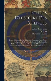 Front cover_Études D'histoire Des Sciences