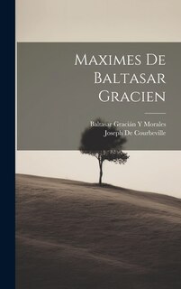 Front cover_Maximes De Baltasar Gracien