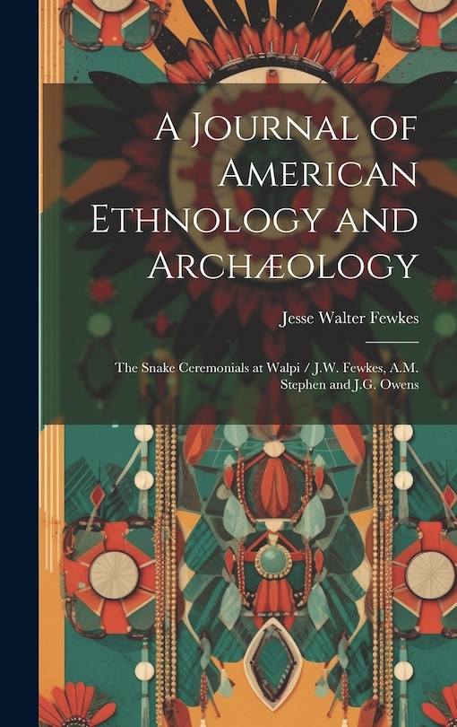 Couverture_A Journal of American Ethnology and Archæology