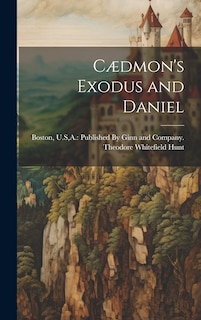 Front cover_Cædmon's Exodus and Daniel
