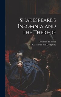 Couverture_Shakespeare's Insomnia and the Thereof