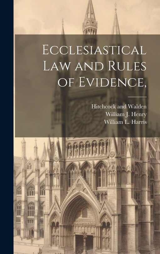 Front cover_Ecclesiastical Law and Rules of Evidence,