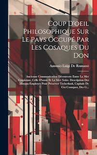 Front cover_Coup D'oeil Philosophique Sur Le Pays Occupé Par Les Cosaques Du Don