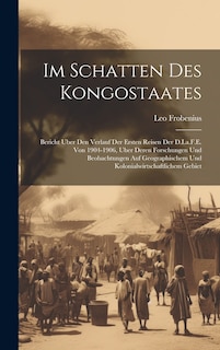 Front cover_Im Schatten Des Kongostaates