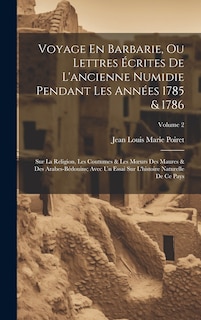 Front cover_Voyage En Barbarie, Ou Lettres Écrites De L'ancienne Numidie Pendant Les Années 1785 & 1786