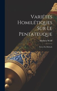 Front cover_Variétés Homilétiques Sur Le Pentateuque