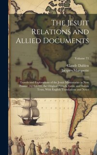 Front cover_The Jesuit Relations and Allied Documents