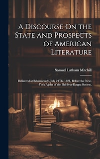 Front cover_A Discourse On the State and Prospects of American Literature