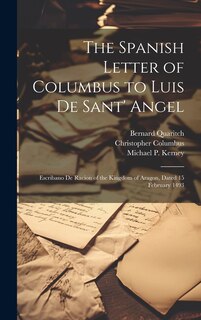 Front cover_The Spanish Letter of Columbus to Luis De Sant' Angel