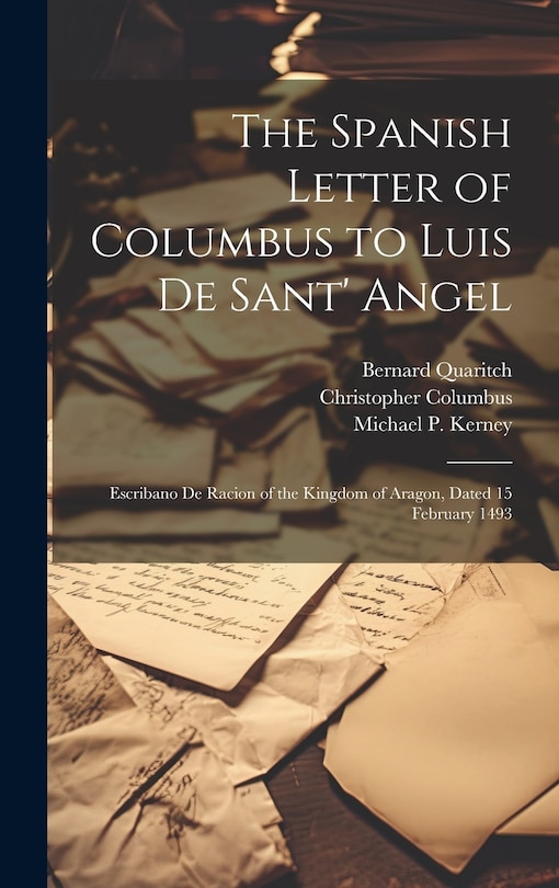 Front cover_The Spanish Letter of Columbus to Luis De Sant' Angel