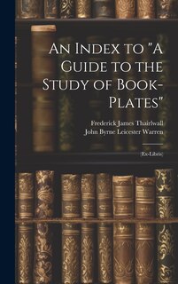 Couverture_An Index to A Guide to the Study of Book-Plates