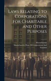 Couverture_Laws Relating to Corporations for Charitable and Other Purposes