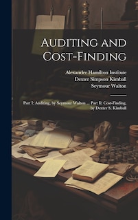 Couverture_Auditing and Cost-Finding