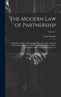 Front cover_The Modern Law of Partnership
