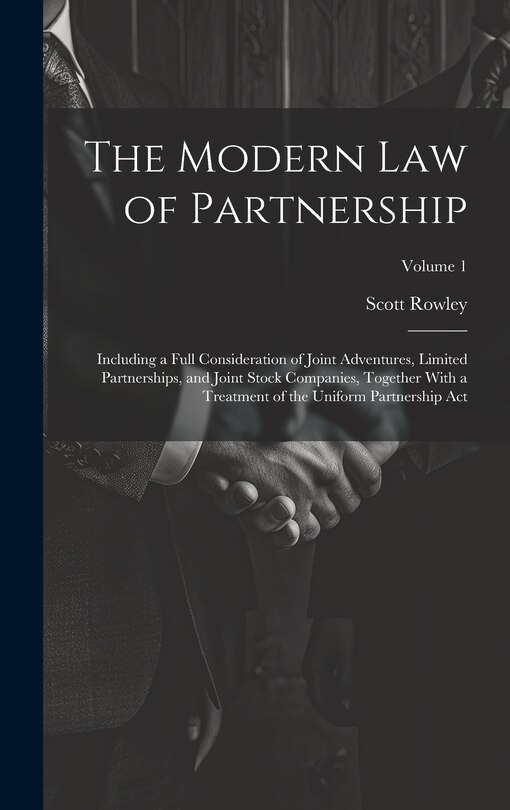 Front cover_The Modern Law of Partnership
