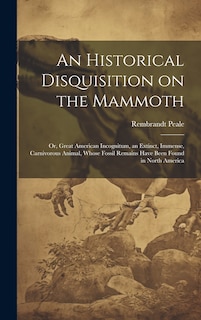 Couverture_An Historical Disquisition on the Mammoth