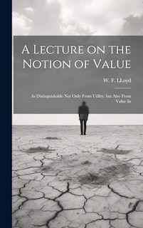 Couverture_A Lecture on the Notion of Value