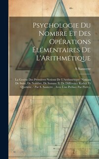 Couverture_Psychologie Du Nombre Et Des Opérations Élémentaires De L'Arithmétique