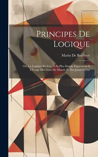 Front cover_Principes De Logique
