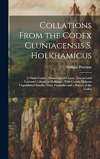 Couverture_Collations From the Codex Cluniacensis S. Holkhamicus