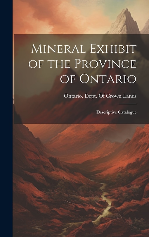 Couverture_Mineral Exhibit of the Province of Ontario
