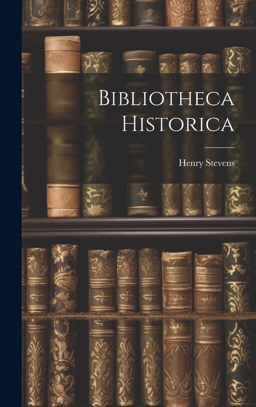 Front cover_Bibliotheca Historica