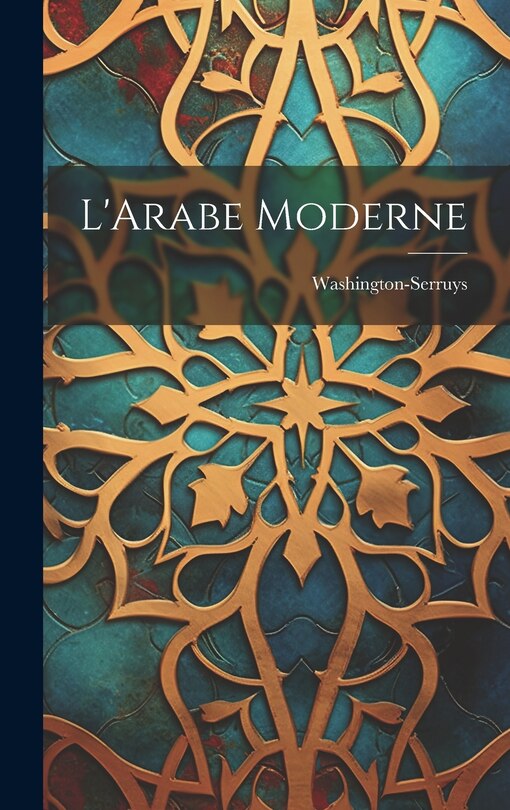 Front cover_L'Arabe Moderne
